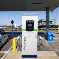 STATION DE CHARGE DE VÉHICULES ÉLECTRIQUES CC HAUTE PUISSANCE 60-120 KW MONTÉE AU SOL CHADEMO NACS CCS2 OCPP2.0.1 4G TÉLÉCOMMANDE IP55 NOUVEAU CHARGEUR RAPIDE