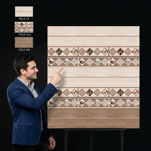 Azulejos de Pared de Cerámica Rectificados Digitales con Acabado Brillante, Estilo Ladrillo Clásico, 250x375mm, 10x15, para Cocina, Exteriores, Pasillo, Baño, 5mm - Product Image 1