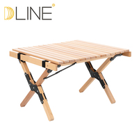 Table de pique-nique pliante moderne en aluminium pour l'extérieur, légère, pour camping, barbecue, plage, mobilier d'extérieur, faible MOQ