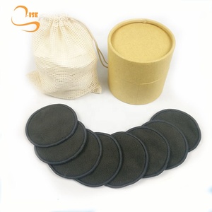 8cm les meilleures lingettes démaquillantes en bambou réutilisables de marque privée, tampon nettoyant en <span class=keywords><strong>coton</strong></span> - Product Image 2