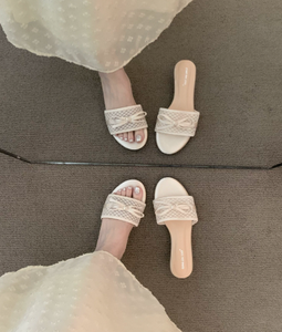 Sandales plates tendance pour femme, haute qualité, <span class=keywords><strong>vente</strong></span> chaude <span class=keywords><strong>au</strong></span> <span class=keywords><strong>kilo</strong></span>, style philippin, lot de chaussures d'occasion mixtes pour l'été - Product Image 6