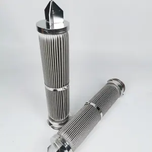 metal welded 10-micron all stainless steel fuel filter for the Nuke Performance PF200 fuel filter