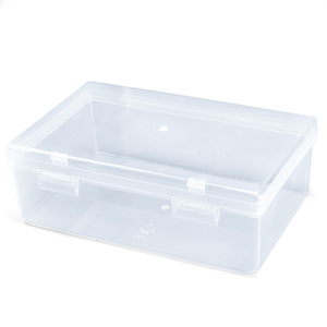 Cotton Swab Storage <b>Box</b> Plastic Transparent With Lid For Makeup And Cleaning Use <b>Small</b> Size 12L Capacity - Product Image 5