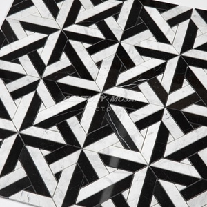 <span class=keywords><strong>Mosaico</strong></span> del secolo nuovo Design originale <span class=keywords><strong>mosaico</strong></span> in marmo bianco e nero pavimento a parete croce <span class=keywords><strong>mosaico</strong></span> in <span class=keywords><strong>pietra</strong></span> <span class=keywords><strong>naturale</strong></span> per cucina bagno - Product Image 5