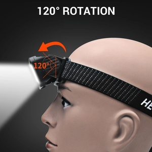 Đèn PHA LED 600 <span class=keywords><strong>lumens</strong></span> công suất cao USB-C sạc nhanh mini Đèn pha IPX4 Đèn pha chống nước với cảm biến chuyển động - Product Image 5