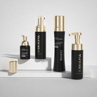 Flacon pompe vide en mousse PE 50ml/180ml/250ml pour couleur personnalisée, pour nettoyant visage, shampoing, lotion, avec impression personnalisée