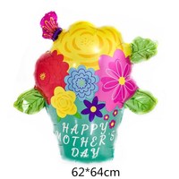 Decoraciones de la serie Crown del Día de la madre Globos de papel de aluminio Delantal Trofeo Guirnalda Globos de fiesta para celebraciones