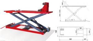 <span class=keywords><strong>Table</strong></span> <span class=keywords><strong>élévatrice</strong></span> à ciseaux ZeHoo électrique-hydraulique pour <span class=keywords><strong>voiture</strong></span>, capacité de 800 kg et hauteur maximale de 1200 mm - Product Image 3