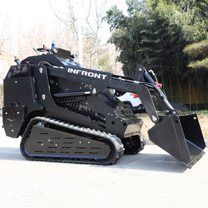 FREE Shipping 330 380 Skid Steer <strong>Loader</strong> Mini Skid Steer CE/EPA China Wholesale Skid Steer With Attachments For Free - Product Image 2