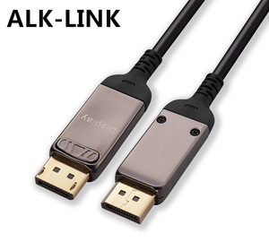 Mới nhất được thiết kế hoạt động sợi quang dp để cáp HDTV hỗ trợ 4K @ 60Hz AUX/<span class=keywords><strong>hpd</strong></span>/hdcp2.1 Tốc độ truyền 21.6Gbps - Product Image 4