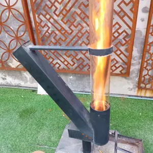 最高のヨーロッパ薪燃焼無煙ストーブ/木質ペレットストーブ折りたたみ式ミニ薪火カスタマイズされたペレットストーブ木質ペレット