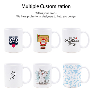 Venta al por mayor una taza de cerámica regalo personalizado Taza de cerámica para café taza de porcelana blanca taza de gres - Product Image 3