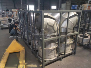 Ngành công nghiệp nhà máy tùy chỉnh mạ kẽm xoắn ốc ống 90 độ không khí thông gió ống - Product Image 2