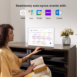 Khung 15.6 Inch Khung Ảnh Kỹ Thuật Số 1920X1080 FHD IPS <span class=keywords><strong>LCD</strong></span> Màn Hình Cảm Ứng Ổ Đĩa USB Thẻ SD Mở rộng Lưu Trữ Chuyển Động - Product Image 2