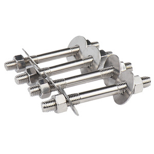 Wanqian Fasteners 304 Stainless Steel Double-Ended Bolt Set M4 M5 M6 M8 M10 M12 M14 Hex Head With Nuts Passivated - Product Image 1