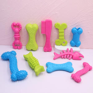 Juguete Masticable para Perros Resistente a Mordeduras, Hueso de TPR y Combinación de Hueso de <span class=keywords><strong>Pescado</strong></span>, Gran Venta - Product Image 1