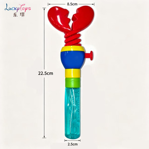 Juguete de Burbujas <span class=keywords><strong>con</strong></span> Forma de Corazón y Garra de Langosta, Varita de Burbujas Interactiva para Niños, Regalo para Fiestas de Verano - Product Image 6