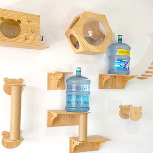 מכירות חמות באיכות גבוהה מובטחות עץ סבון חתול טיפוס מסגרת בית ציפור חתול & מגדל - Product Image 3