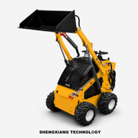 Mini-chargeuse compacte S360, carrosserie compacte de 2130 mm, largeur de 1000 mm, godet de 0,1 m³, norme EPA Euro5, pour serres, vergers et fermes