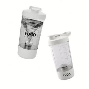 2026 Portable Electric <b>Shaker</b> Bottle Small 400ml Plastic USB Charging <b>Protein</b> <b>Shaker</b> Cup for Gym - Product Image 3