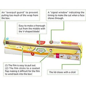 Plastic Cling Wrap 20m Roll Fresh From <b>Freezer</b> To Microwave Cooking Made In Japan - Product Image 2