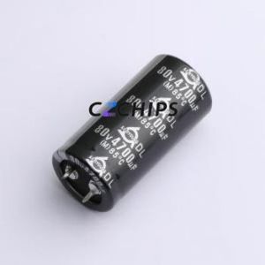 Condensador Electrolítico de Aluminio DL80V4700M25.4*50 V, Tipo Snap-in, Componente de Orificio Pasante (THT), 25.4xL50mm - Product Image 1