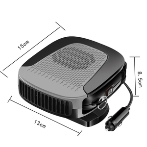 Chauffage ou ventilateur de <span class=keywords><strong>voiture</strong></span> Portable 2 en 1 12V 150W chauffage et refroidissement rapides désembuage de <span class=keywords><strong>voiture</strong></span> dégivreur de <span class=keywords><strong>voiture</strong></span> - Product Image 1
