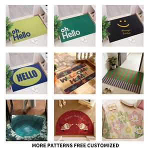Usine directe modèle personnalisé usage domestique <span class=keywords><strong>tapis</strong></span> paillasson impression épais PVC matériel anti-<span class=keywords><strong>d</strong></span>érapant bienvenue <span class=keywords><strong>entrée</strong></span> paillasson - Product Image 2