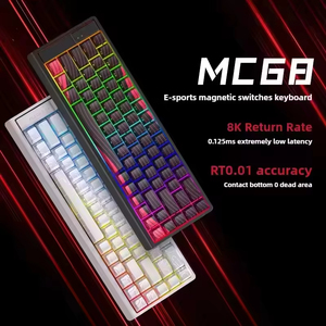 MC68 Ultra Topographic Keycap Magnetic <b>Switch</b> Keyboard Wireless Gaming Keyboard 0.01mmRT 8Khz Low Delay Mechanical Keyboard - Product Image 4