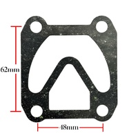 Kit de remplacement de plaque de soupape de compresseur d'air, jeu de joints et rondelles en plastique pour base de culasse 48x62mm