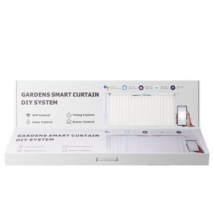 Rèm điện 3.2M điều khiển từ xa tự làm điện cơ giới hệ thống đường sắt có thể điều chỉnh thông minh theo dõi inteligentes rèm cửa tự động - Product Image 1