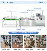 Presse à tortillas de farine mexicaines industrielle HNOC, machine à faire des tacos entièrement automatique avec four