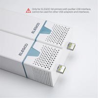 Purificateur USB ELEGOO avec charbon actif intégré, réduisant les odeurs et les fumées de résine, compatible avec toutes les imprimantes 3D