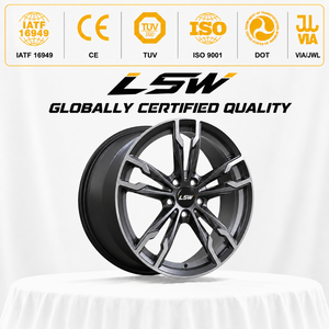 ล้อฟอร์จ LS8161 ขนาด 18 19 20 21 22 นิ้ว 5x112 5x120 5x114.3 สีเทากันเมทัล หน้าเจียร 6061 T6 สำหรับ BMW Audi Mercedes Tesla - Product Image 3