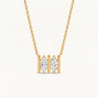 Collier initial en acier inoxydable plaqué or 18 carats, design œil de cheval en zircon blanc de luxe Dingyao