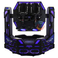 Simulador de vuelo de Iron Warrior VR, máquina de juego de cabina de rotación completa, Lanzadera de espacio, 720 grados