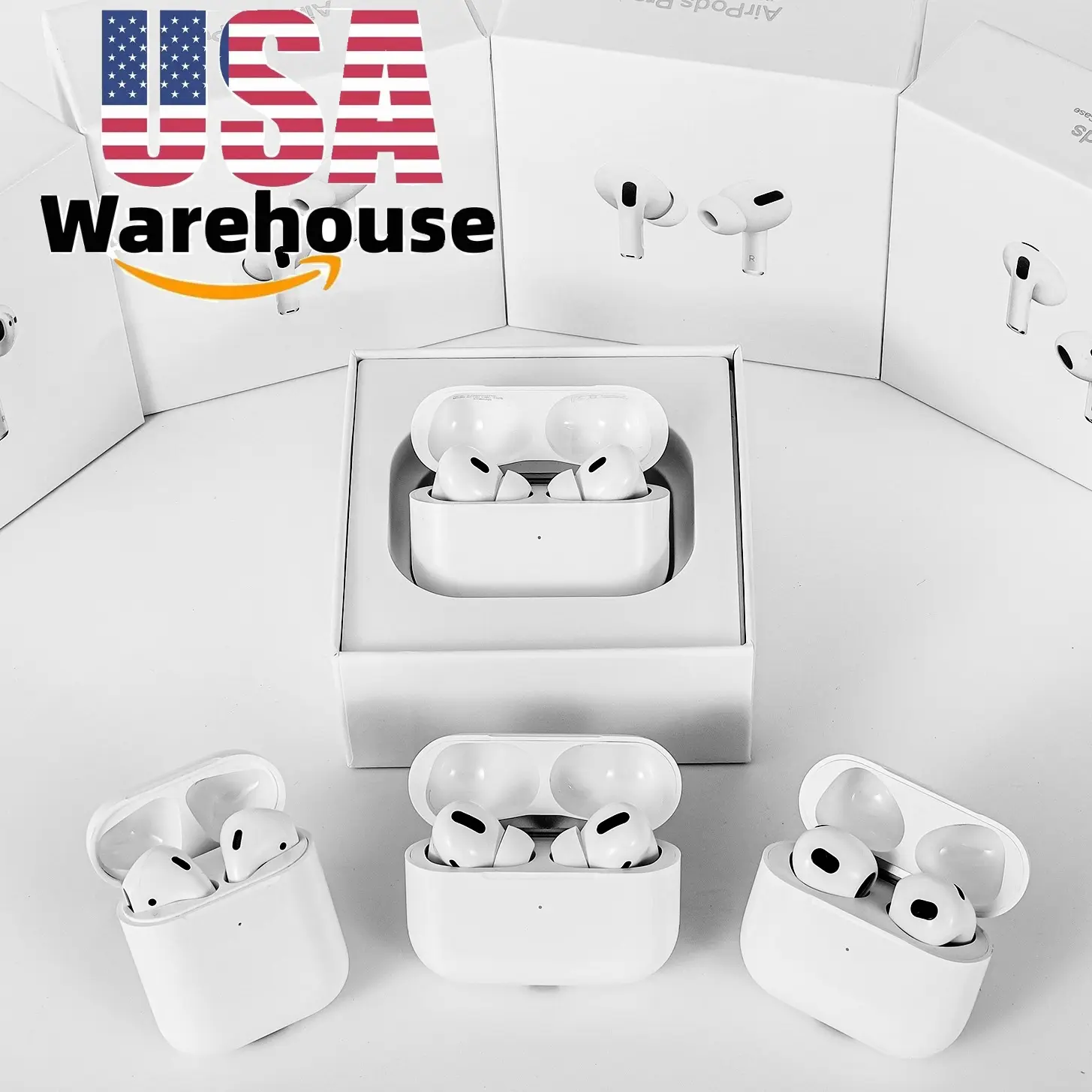 Top 1 store EU US Warehouse Earbuds ANC Original Logo 2 Airpoder 3 Airoha Air 3rd Pods Pro 2 Appl airpoder pro 2nd generation