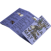 Impression de dépliants pliés en trois personnalisés, dossier promotionnel, poche, dépliant imprimable, flyer