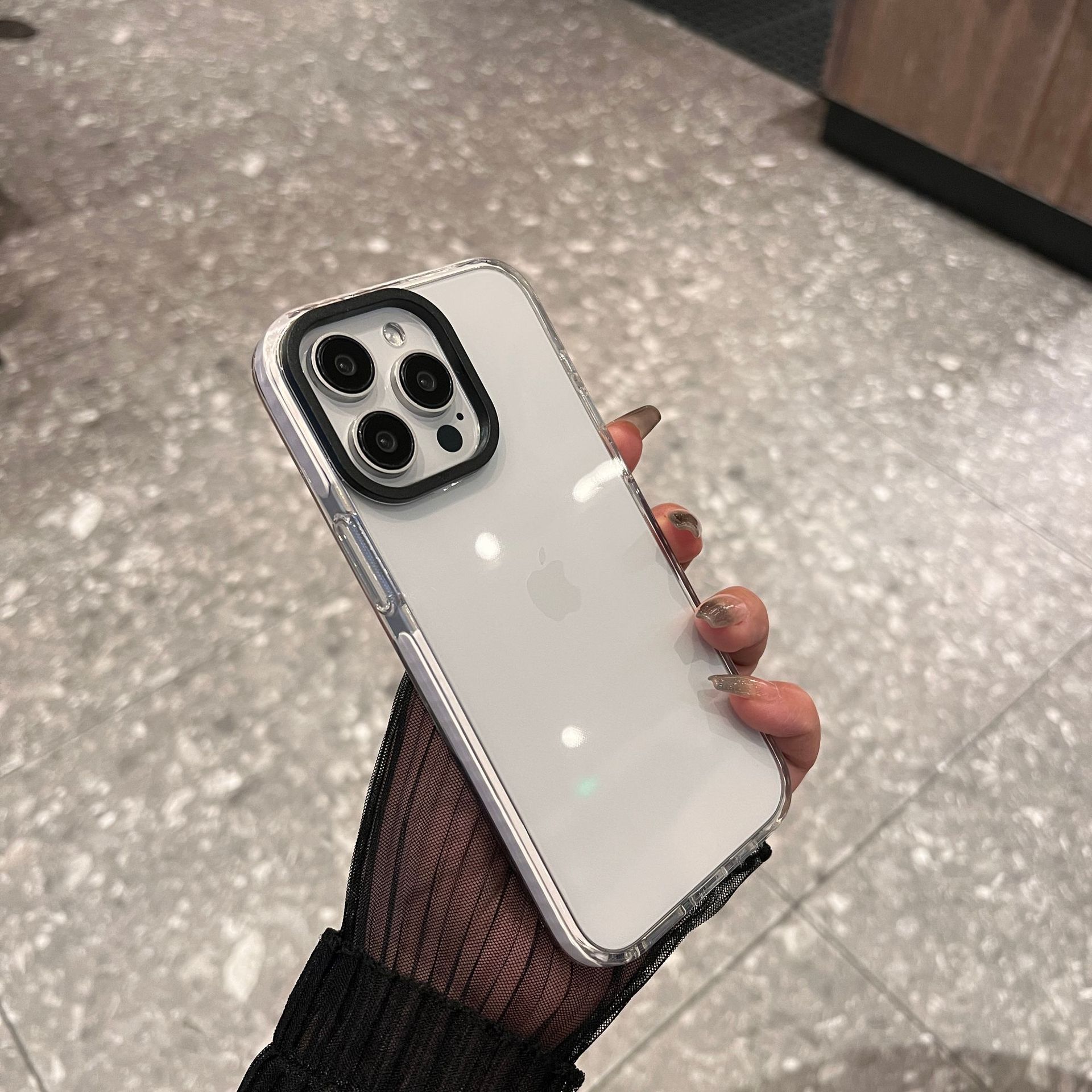 Cadre transparent + blanc