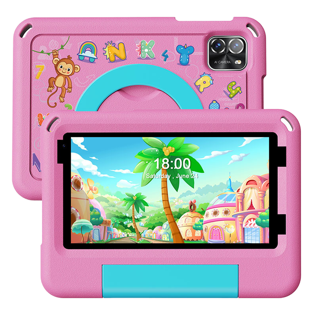 Best Gift 7-Inch Allwinner Android 10 Tablet with 64GB USB-C Shockproof-Business Use New Arrival in Stock