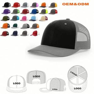 Casquettes de camionneur personnalisées OEM, broderie personnalisée, casquettes de camionneur en coton uni Richardson 112 - Product Image 2