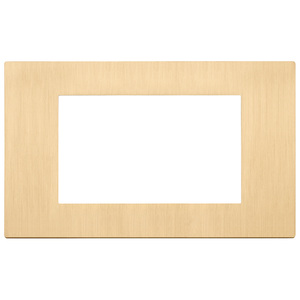 <b>Brushed</b> Gold Plate 15.8 X 10.4 Cm For <b>Wiring</b> Accessories - Product Image 1
