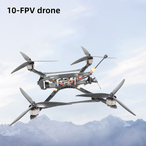 FPV Drone <span class=keywords><strong>10</strong></span> pulgadas 5,8G 3W VTX 1050 Hélice 2,4G Receptor 20km Transmisión 1080p Cámara Control remoto - Product Image 3