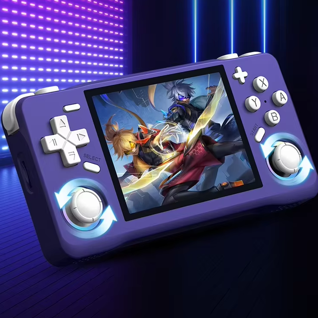 XF35H Handheld Game Console WiFi Player Support 30+ Emulators Retro Mini Gaming Player Including Storage Bag and Accessories
