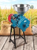 Moulin à grains électrique, broyeur de maïs commercial avec entonnoir, machine à moudre les aliments secs
