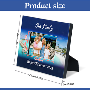 Phòng khách sạn trang trí nội thất acrylic màu in khung với rắn gỗ sơn cơ sở, gia đình & <span class=keywords><strong>2025</strong></span> năm mới theo chủ đề lưu niệm - Product Image 4