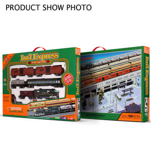 Juguetes Educativos Jacko Toys, Estación de <span class=keywords><strong>Tren</strong></span> Eléctrica DIY, Juego de Locomotora con Luz y Música para Niños - Product Image 4