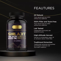 WELLBODY Supply Résine de Shilajit Pure de l'Himalaya et Gummies à l'Huile de Nigelle