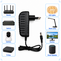 Adaptateur secteur mural AC/DC 24V 1A 24W 100-240V avec prises US, EU, UK, AU, compatible ODM/OEM