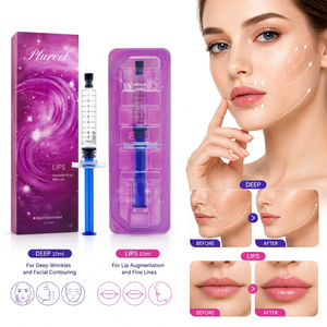 Gel dermique réticulé pour les lèvres 10ml – <span class=keywords><strong>Acide</strong></span> <span class=keywords><strong>hyaluronique</strong></span> – Remplissage <span class=keywords><strong>des</strong></span> lèvres par injection – Élimination <span class=keywords><strong>des</strong></span> ridules – <span class=keywords><strong>Augmentation</strong></span> naturelle <span class=keywords><strong>des</strong></span> lèvres - Product Image 1